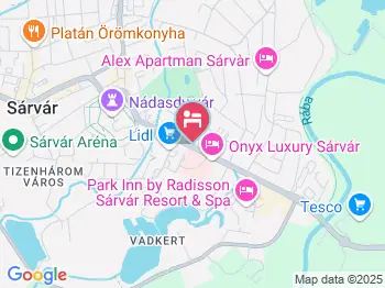 EMAN Apartmanház Sárvár Sárvár a térképen