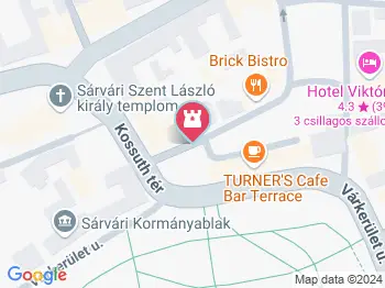 Hild park Sárvár a térképen