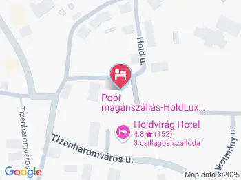 HoldLux Apartmanok Sárvár a térképen