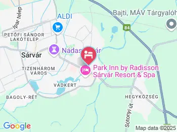 Joker Apartman Sárvár a térképen