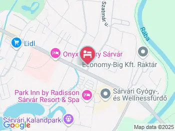 Mara Apartman Sárvár a térképen