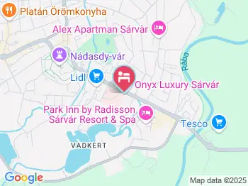 Onyx Luxury Sárvár Sárvár a térképen
