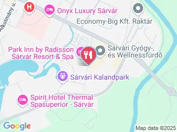 Onyx Étterem - Spirit Hotel Étterme Sárvár a térképen