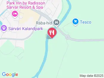 Paduc Rábaparti Kisvendéglő Sárvár a térképen