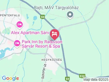 Panoráma Apartman Sárvár a térképen