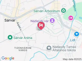 Rozmann Family Panzió & Apartmanház Sárvár a térképen