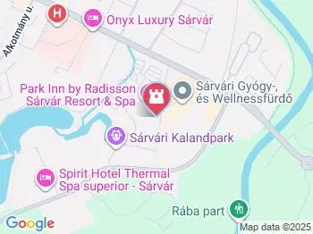 Sárvári Gyógy- és Wellnessfürdő Sárvár a térképen