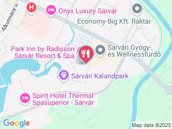 Thermal Cukrászda Sárvár a térképen