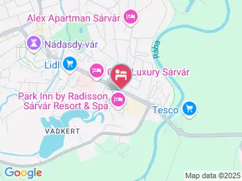Harmónia Termál Hotel Sárvár a térképen