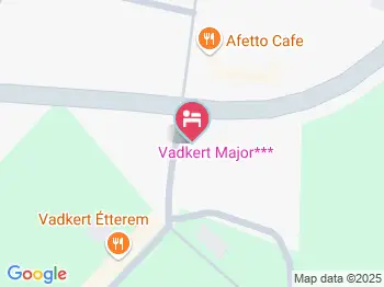 Vadkert Major Sárvár a térképen