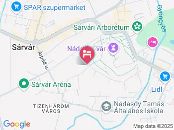 Vár-Park Panzió Sárvár a térképen