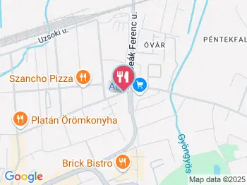 Wolf Hotel étterme Sárvár a térképen