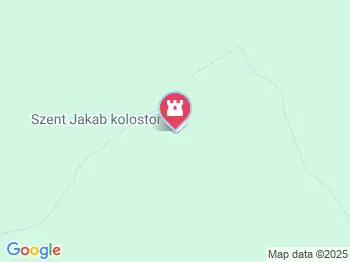 Szent Jakab kolostor Sáska a térképen