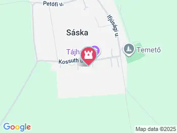 Tájház Sáska a térképen