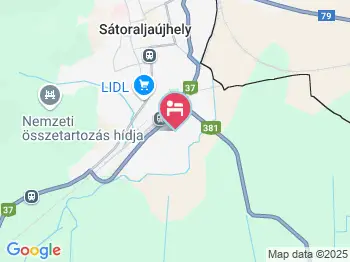 Anita Vendégház Sátoraljaújhely a térképen