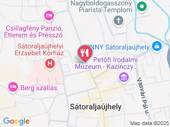 Beugró Bisztró Sátoraljaújhely a térképen