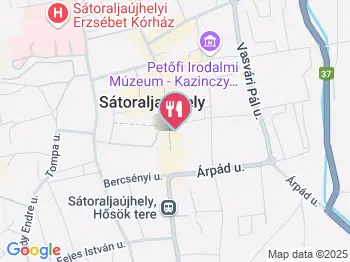 Corner Kávézó & Koktélbár Sátoraljaújhely a térképen