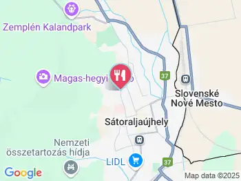 Csillagfény Panzió & Étterem Sátoraljaújhely a térképen