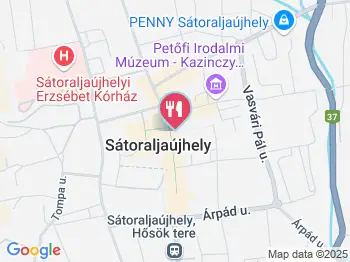 Dinó Pizza Sátoraljaújhely a térképen