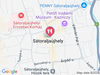 Halászcsárda Sátoraljaújhely a térképen