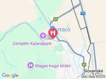 Hotel Hunor étterme Sátoraljaújhely a térképen