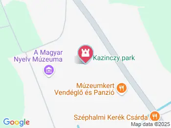 Kazinczy Ferenc Emlékpark Sátoraljaújhely a térképen
