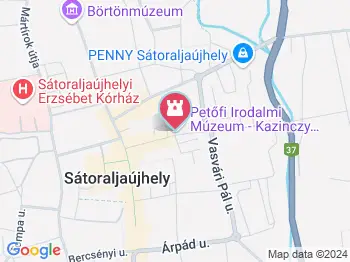 Kazinczy Ferenc Múzeum Sátoraljaújhely a térképen