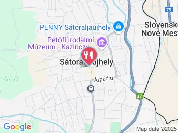 Kövér Cukrászda Sátoraljaújhely a térképen