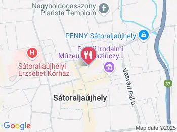Lángosműhely Sátoraljaújhely a térképen