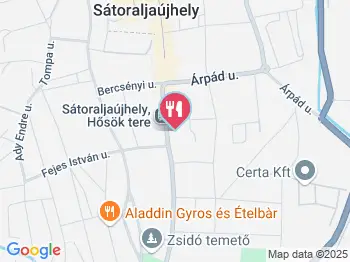 Lin Kai Kínai Gyorsétterem Sátoraljaújhely a térképen