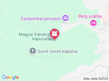 Magyar Kálvária Sátoraljaújhely a térképen