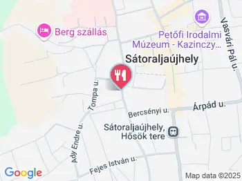 Majoros Fagyizó Sátoraljaújhely a térképen