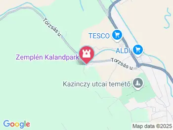 Nemzeti Összetartozás Hídja Sátoraljaújhely a térképen