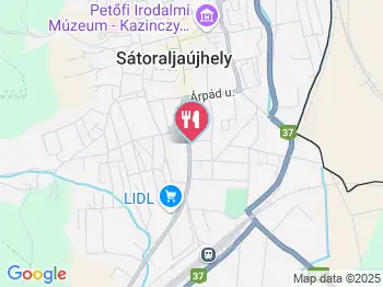 Pizza Amigo Sátoraljaújhely a térképen