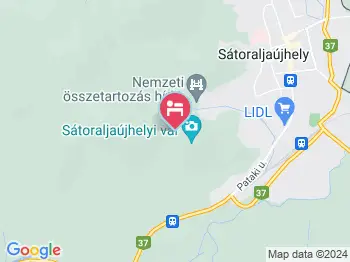 Rákóczi Hotel, Tábor és Rendezvényközpont Sátoraljaújhely a térképen