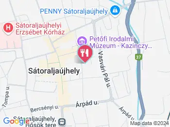 Törpe Étterem Sátoraljaújhely a térképen