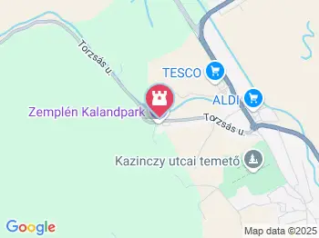 Zemplén Kalandpark Sátoraljaújhely a térképen