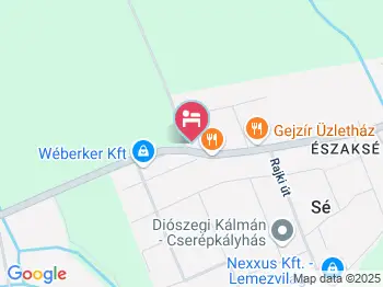 Charlie Vendégház Sé Sé a térképen