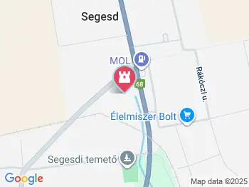 A hon mentsvára Játszótér Segesd a térképen