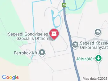 Széchenyi kastély Segesd a térképen