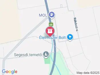 Szentkút Segesd a térképen