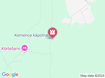 Kemence kápolna Sénye a térképen