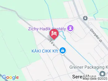 Zichy-Hadik Kastélyhotel Seregélyes a térképen