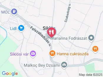 Két Sirály Étterem Siklós a térképen