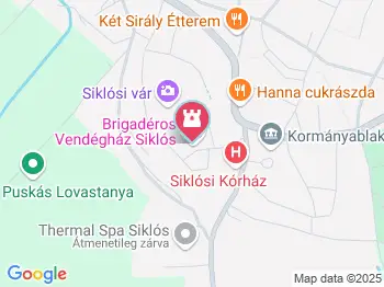 Siklósi Vár Siklós a térképen