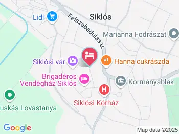 Villa Riccardo Apartman Siklós a térképen