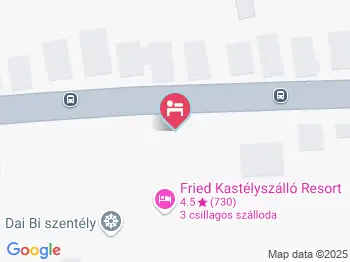Fried Kastély Hotel Simontornya a térképen