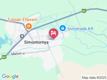 Gála Panzió Simontornya a térképen