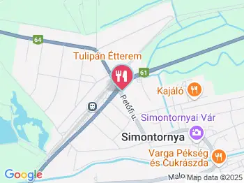 Tó Étterem Simontornya a térképen