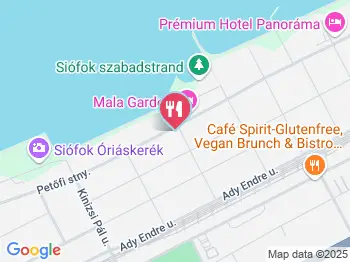 Ádám Étterem Siófok a térképen